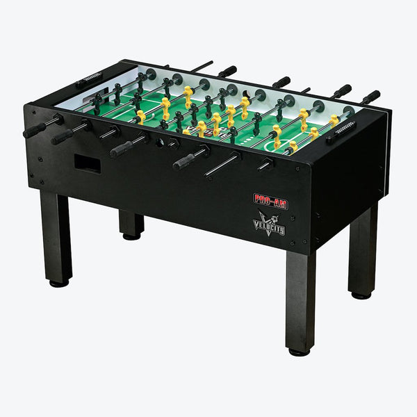 HJ Scott Velocity Pro-Am Foosball Table Black VF3000 - Game Room Shop