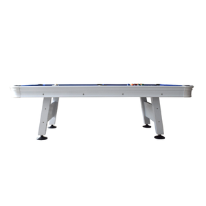 Hathaway Games Alpine 8-ft Outdoor Pool Table - White with Blue Felt