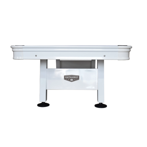 Hathaway Games Alpine 8-ft Outdoor Pool Table - White with Blue Felt-Billiard Tables-Hathaway Games-Game Room Shop