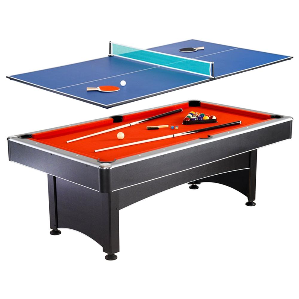 Hathaway Games Maverick 7-foot Pool and Table Tennis Multi Game