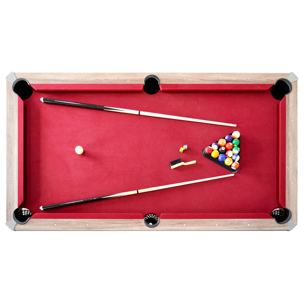 Hathaway Carmelli Newport 7-ft Pool Table Combo Set with Benches-Multi-Game Tables-Hathaway Games-Game Room Shop