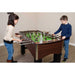 Hathaway Carmelli Primo 56-Inch Foosball Table Family Soccer Game with Wood Grain Finish Analog Scoring and Free Accessories - Game Room Shop