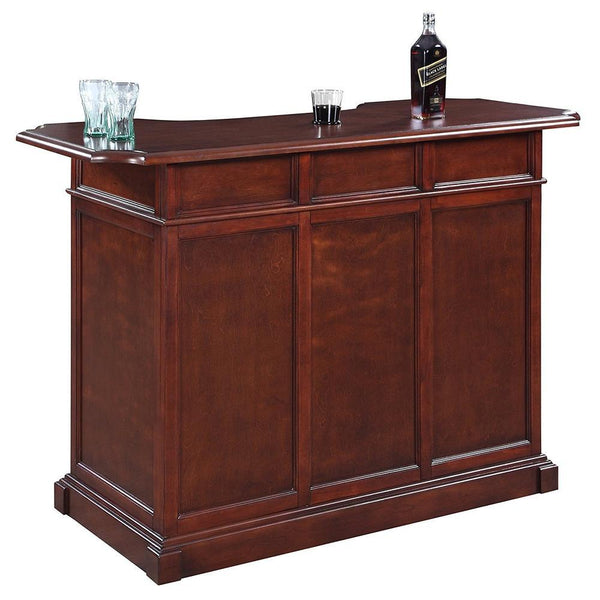 Hathaway Carmelli Ridgeline 5-ft Home Bar Set w/ Storage - Game Room Shop