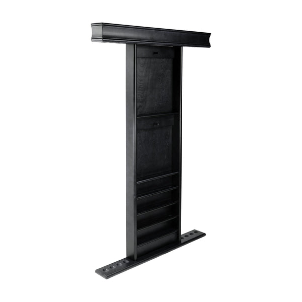 BLACK DELUXE WALL RACK-Pool Cue Racks & Holders-Imperial-Game Room Shop