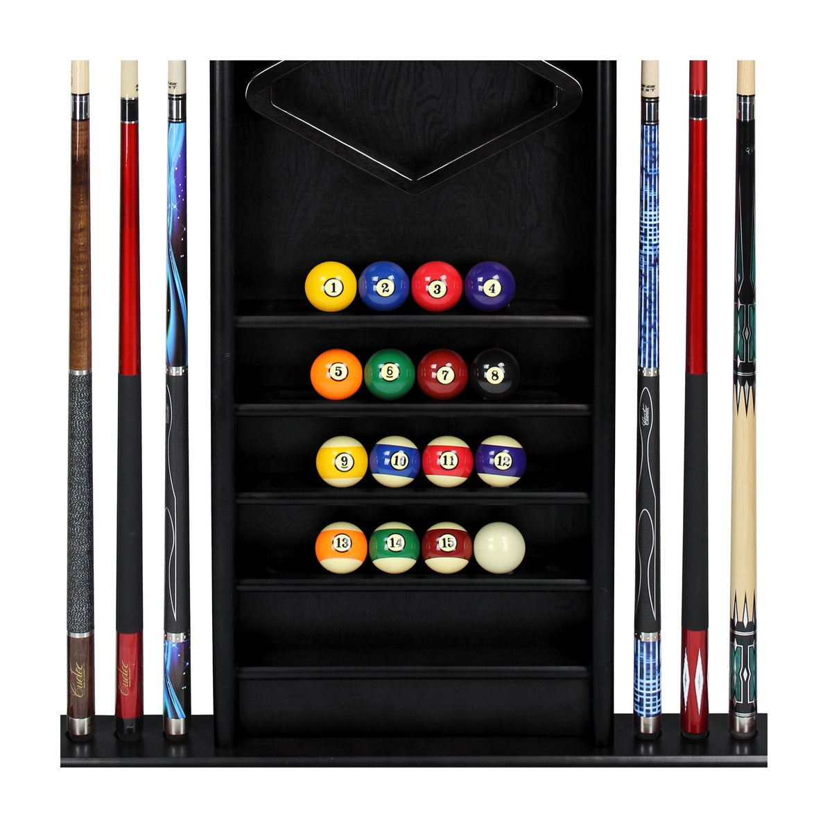Imperial Black Deluxe Wall Rack — Game Room Shop