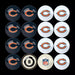 Imperial Chicago Bears Billiard Balls with Numbers-Billiard Balls-Imperial-Game Room Shop