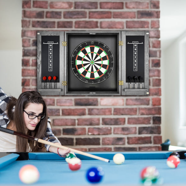 DART CABINET SILVER MIST-Dartboard Cabinets-Imperial-Game Room Shop