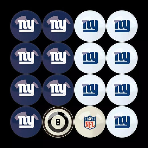 Imperial New York Giants Billiard Balls with Numbers-Billiard Balls-Imperial-Game Room Shop