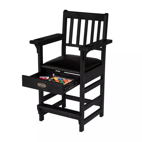 Image of Imperial Premium Spectator Chair With Drawer Black-Spectator Chair-Imperial-Game Room Shop