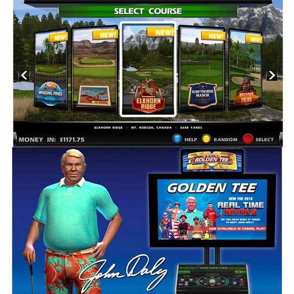 Incredible Technologies 2021 Golden Tee Home Edition-Arcade Games-Incredible Technologies-Game Room Shop