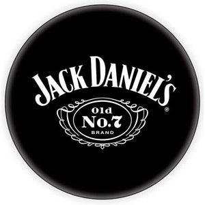 Jack Daniel's Steel Bar Stool with Backrest