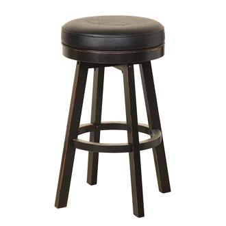 Jack Daniel's Wood Bar Stool — Game Room Shop - Main Image