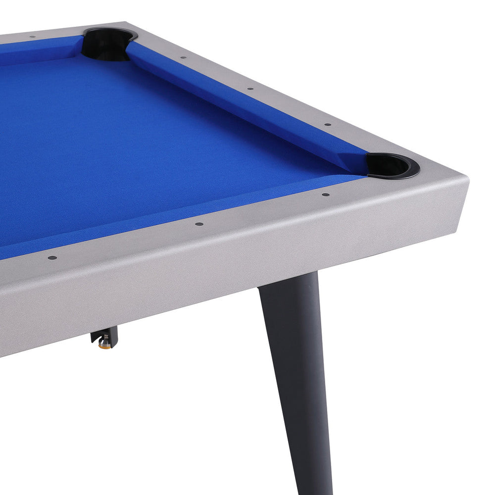 Playcraft Santorini 7’ Outdoor Slate Pool Table with Dining Top Benches and Ping Pong-Billiard Tables-Playcraft-Game Room Shop