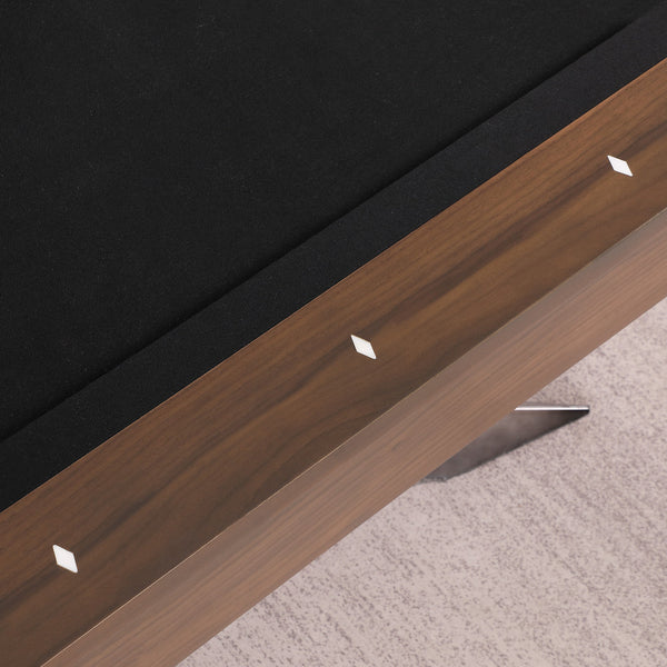 Playcraft Stella 8' Slate Pool Table in Walnut Gray Finish-Billiard Tables-Playcraft-Game Room Shop
