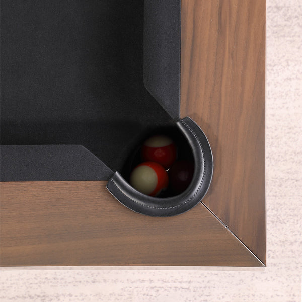 Playcraft Stella 8' Slate Pool Table in Walnut Gray Finish-Billiard Tables-Playcraft-Game Room Shop