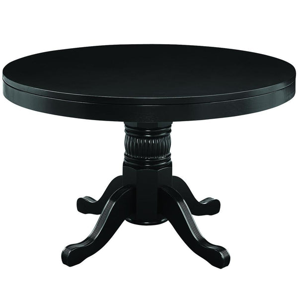 RAM Game Room 48" Poker and Multi-Use Game Table - Black - Game Room Shop