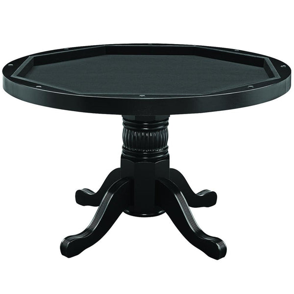 RAM Game Room 48" Poker and Multi-Use Game Table - Black - Game Room Shop