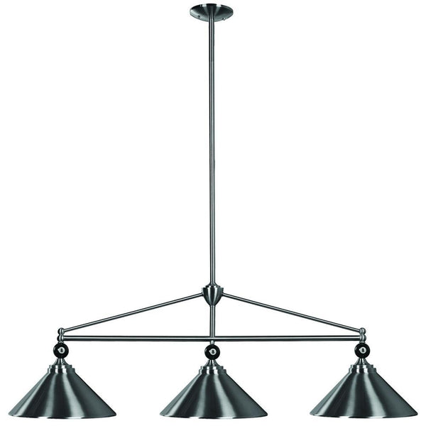 RAM Game Room 54" 3 Shade Billiard Fixture - Game Room Shop