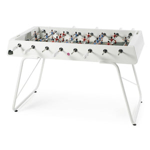 RS Barcelona White Custom Outdoor Foosball Table RS#3-1 - Game Room Shop