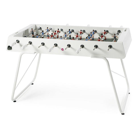 Image of RS Barcelona White Custom Outdoor Foosball Table RS#3-1 - Game Room Shop