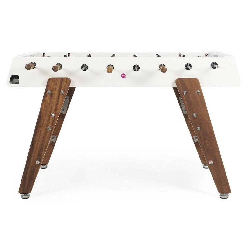 RS Barcelona White RS#3 Wood Custom Outdoor Foosball Table - Game Room Shop