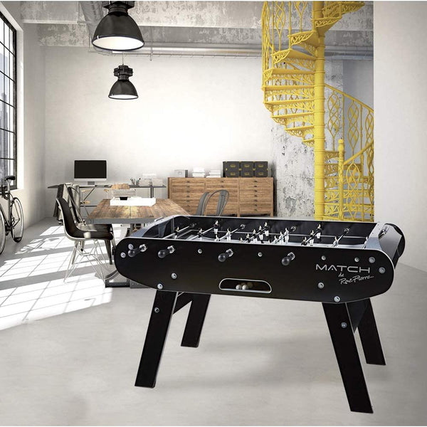 Rene Pierre Match Noir Indoor Foosball-Foosball Tables-Rene Pierre-Game Room Shop