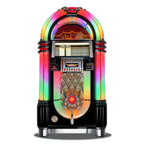 Rock-Ola Bubbler CD Jukebox in Gloss Black Finish-Jukeboxes-Rock-Ola-Game Room Shop