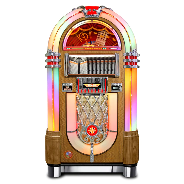 Rock-Ola Bubbler CD Jukebox in Light Oak Finish-Jukeboxes-Rock-Ola-Game Room Shop