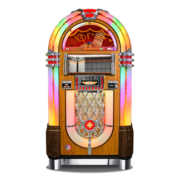 Rock-Ola Bubbler CD Jukebox in Walnut Finish-Jukeboxes-Rock-Ola-Game Room Shop