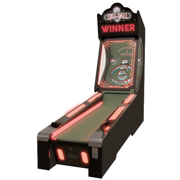 Skee-Ball Glow Alley 10' Bowler Home Redemption Game - Game Room Shop