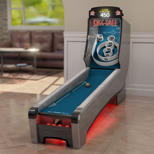 Skee-Ball Home Arcade Premium With Indigo Cork-Arcade Games-Skee Ball-Game Room Shop