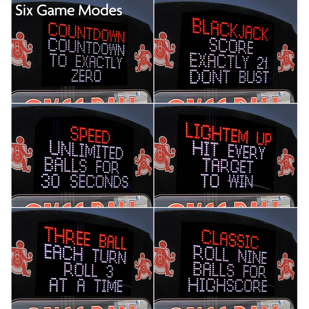 Skee-Ball Home Arcade Premium With Scarlet Cork-Arcade Games-Skee Ball-Game Room Shop