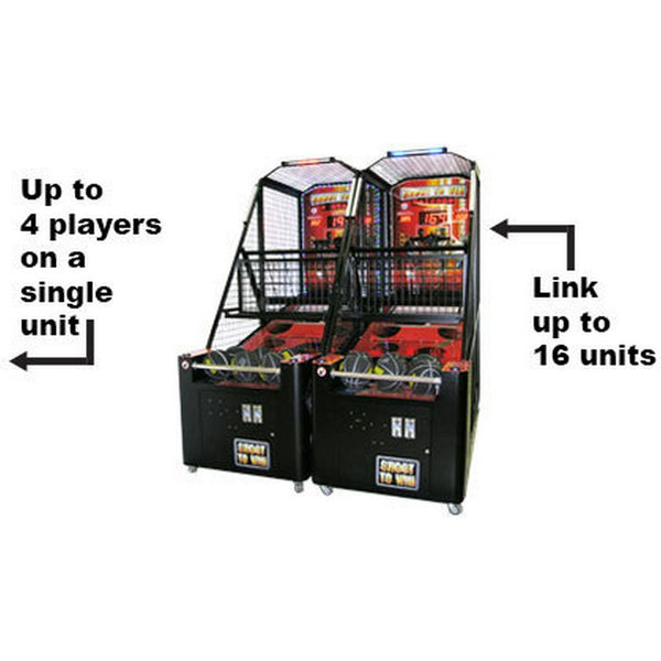 Smart Shoot to Win Basketball Arcade Game - Game Room Shop