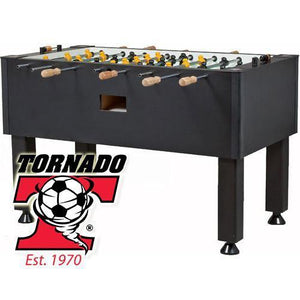 Tornado Classic Foosball Table Black Home Model