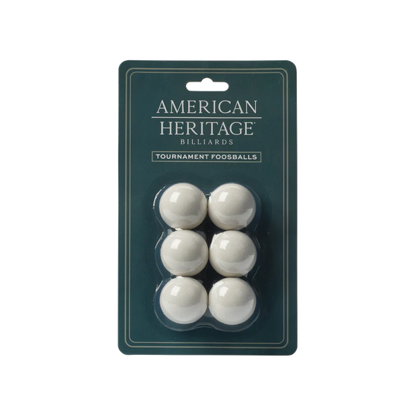 Tournament Quality Foosballs (6 Pack)-American Heritage-Game Room Shop