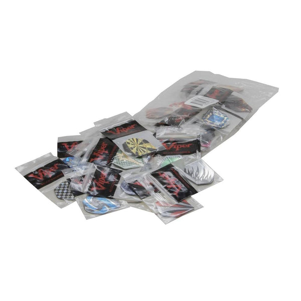 Viper 2-D Glitter Mixed Flight Assortment - 50 sets - Game Room Shop