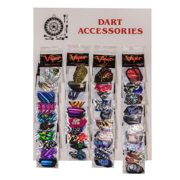 Viper Accessory Card w/ 40 2-D Glitter Flights - Game Room Shop