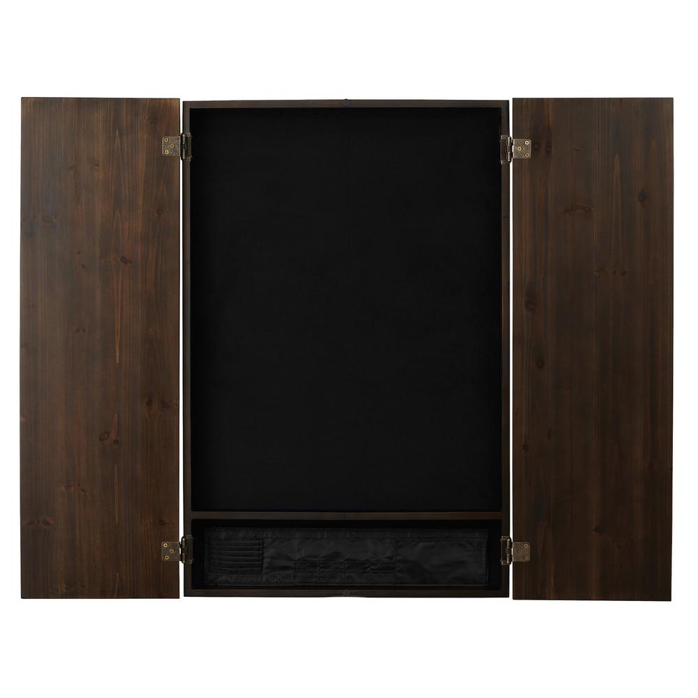 Viper Metropolitan Espresso Soft Tip Dartboard Cabinet - Game Room Shop